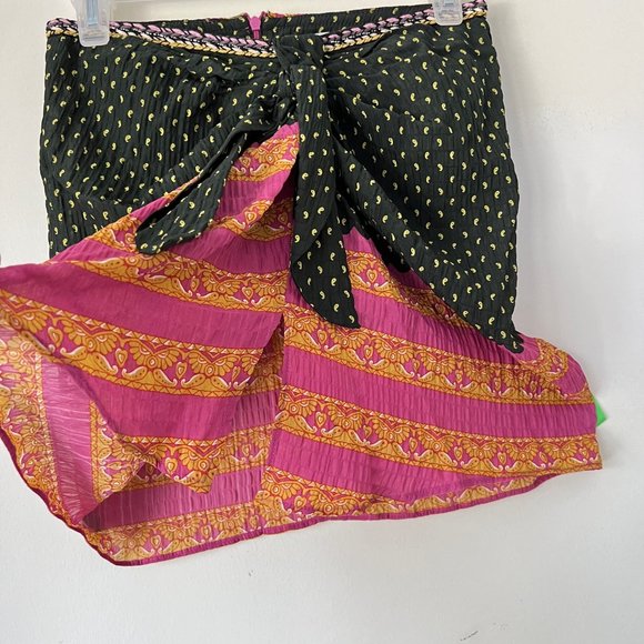NEW Zara Sarong Style Boho Mini Skirt- Size M - Picture 13 of 15
